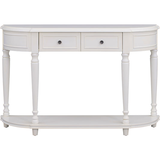 Console Table with Two Top Drawers