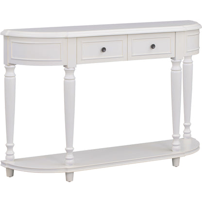 Console Table with Two Top Drawers