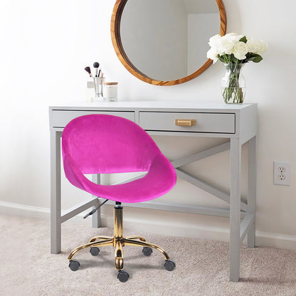 GIA Velvet Vanity Chair - Purple