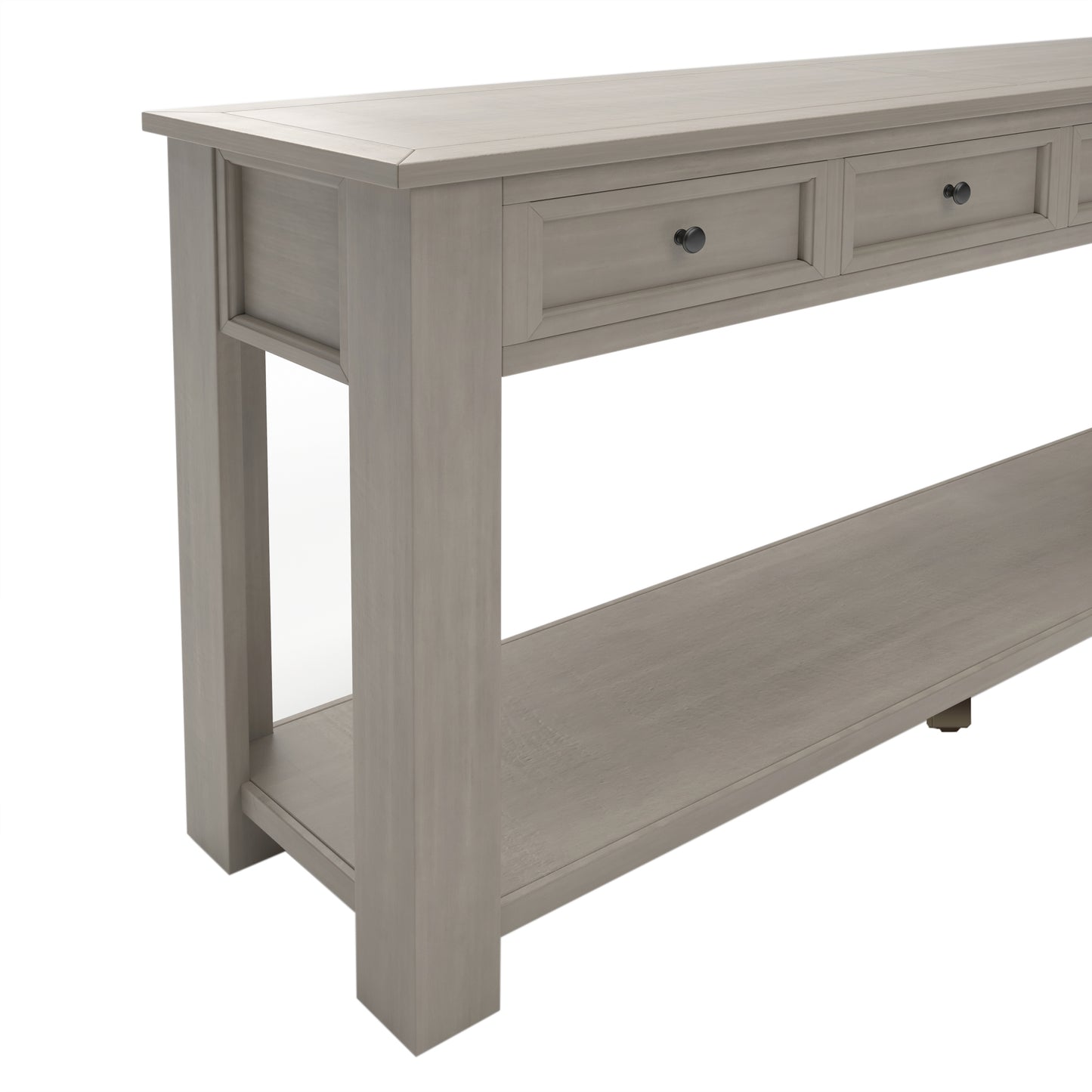 Console Table/Sofa Table with Storage Drawers and Bottom Shelf