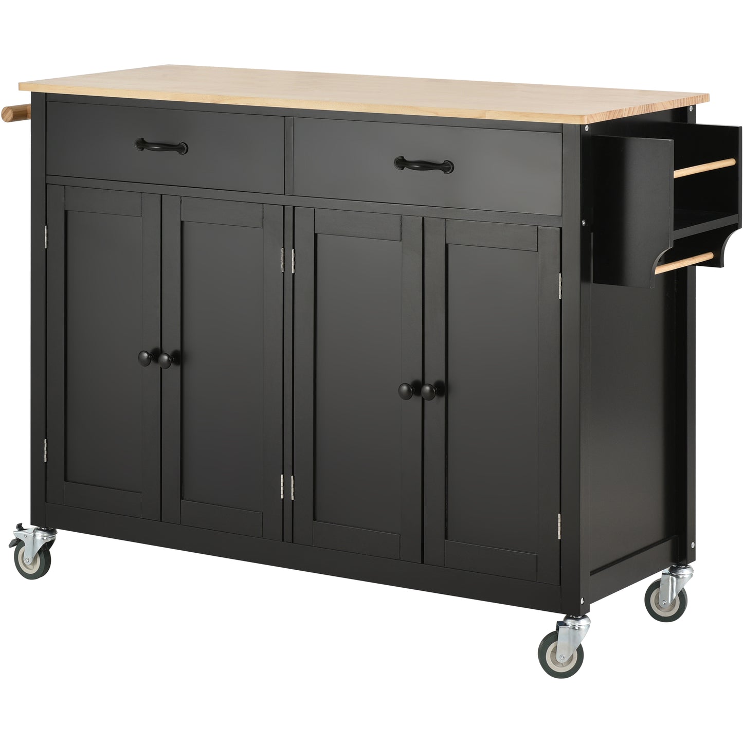 Kitchen Island Cart £¨Black£©