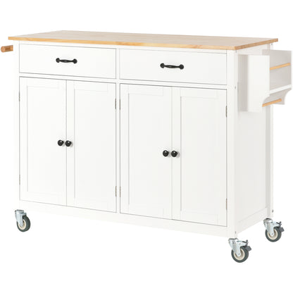 Kitchen Island Cart （White）