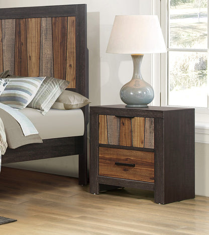 Unique Style Nightstand with two drawers