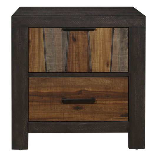 Unique Style Nightstand with two drawers