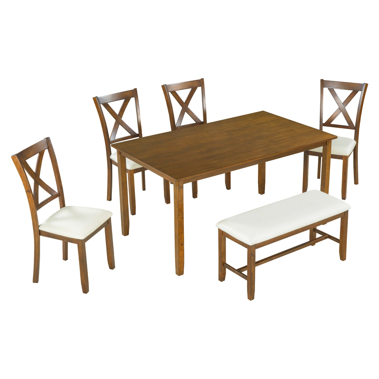 6-Piece Kitchen Dining Table Set