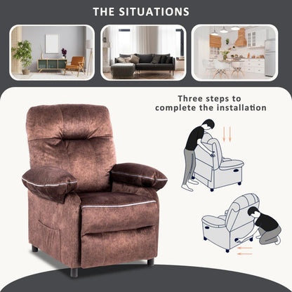 Recliner Chair with Heat Ergonomic Lounge Chair for Living Room