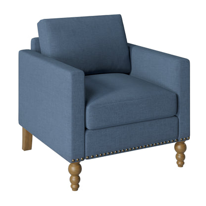 Classic Linen Armchair Accent Chair