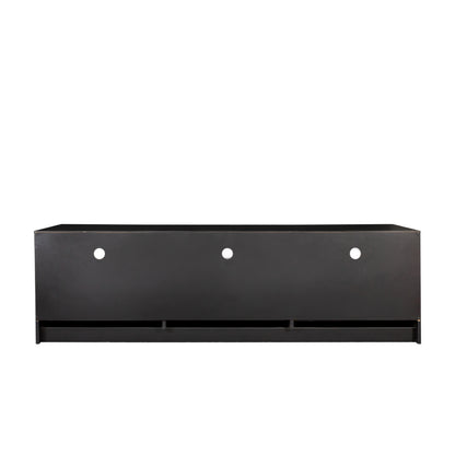 Black modern minimalist TV cabinet