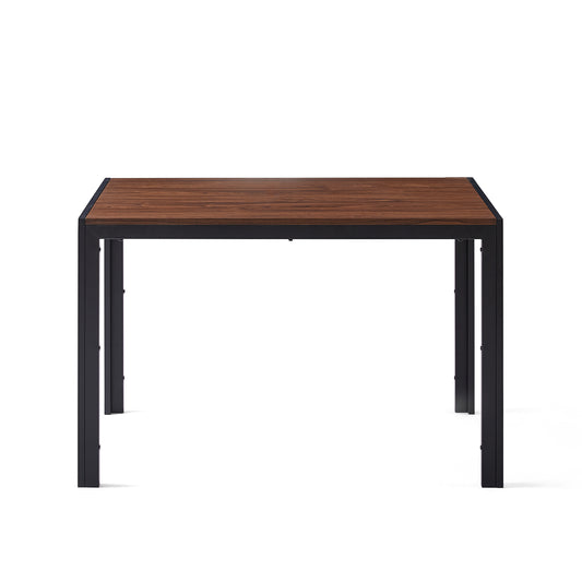 Creative Design Veneered MDF Wood Structure Rectangular Walnut Dining Table