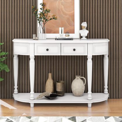 Console Table with Two Top Drawers