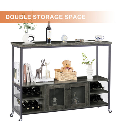 console table, bar table,with storage compartment