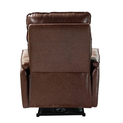 Genuine Leather Power Wall Hugger Recliner