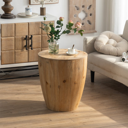 Vintage Style Bucket Shaped Coffee Table