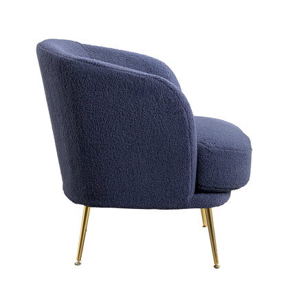 Accent Chair with Golden Legs