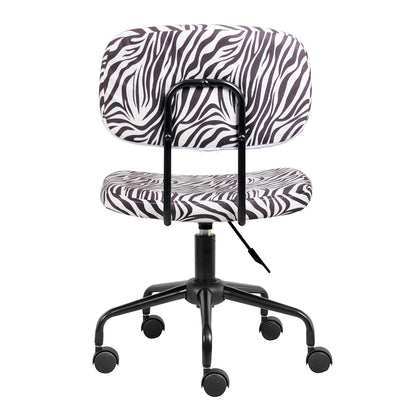 GIA Zebra Armless Office Chair