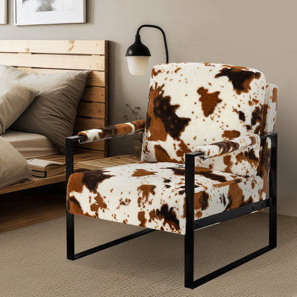 Milk cow square armchair