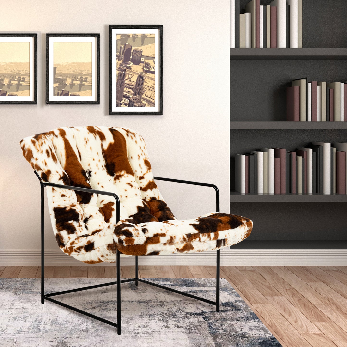 Cow Print Armchair