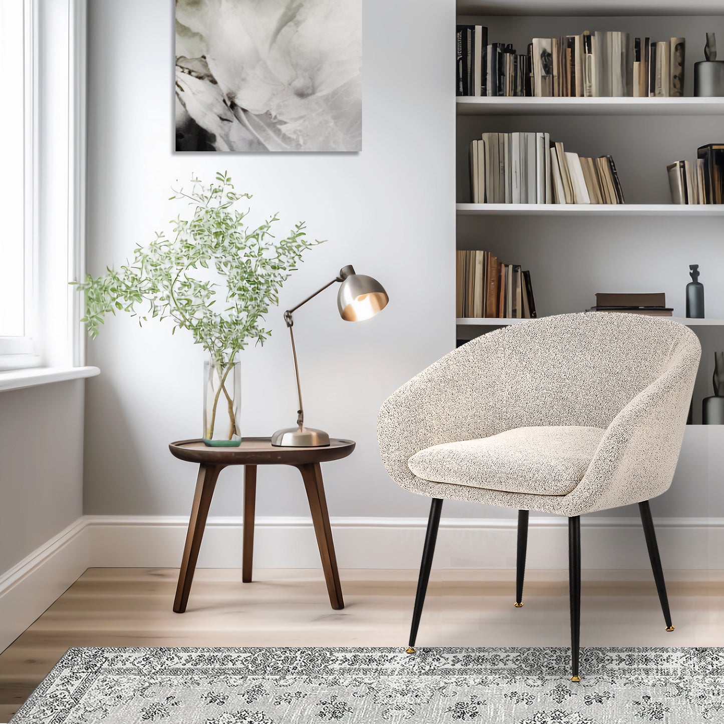 Modern luxury beige chair