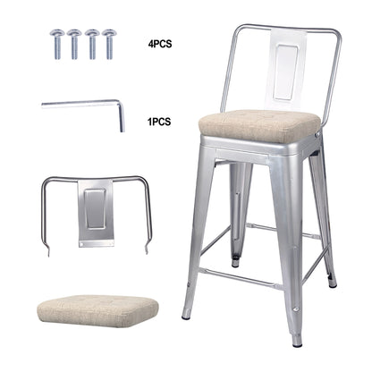 Eleanor Sterling Bar Stool