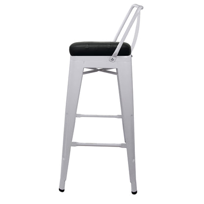 Leo Leather Bar Stool