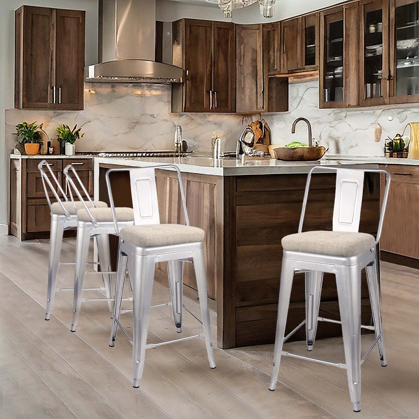 Eleanor Sterling Bar Stool