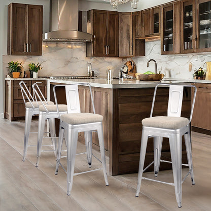 Eleanor Sterling Bar Stool