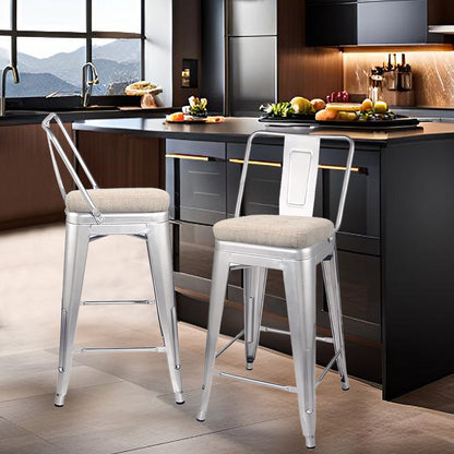 Eleanor Sterling Bar Stool