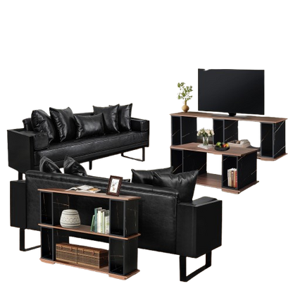 Ebony Elegance Living Room Set