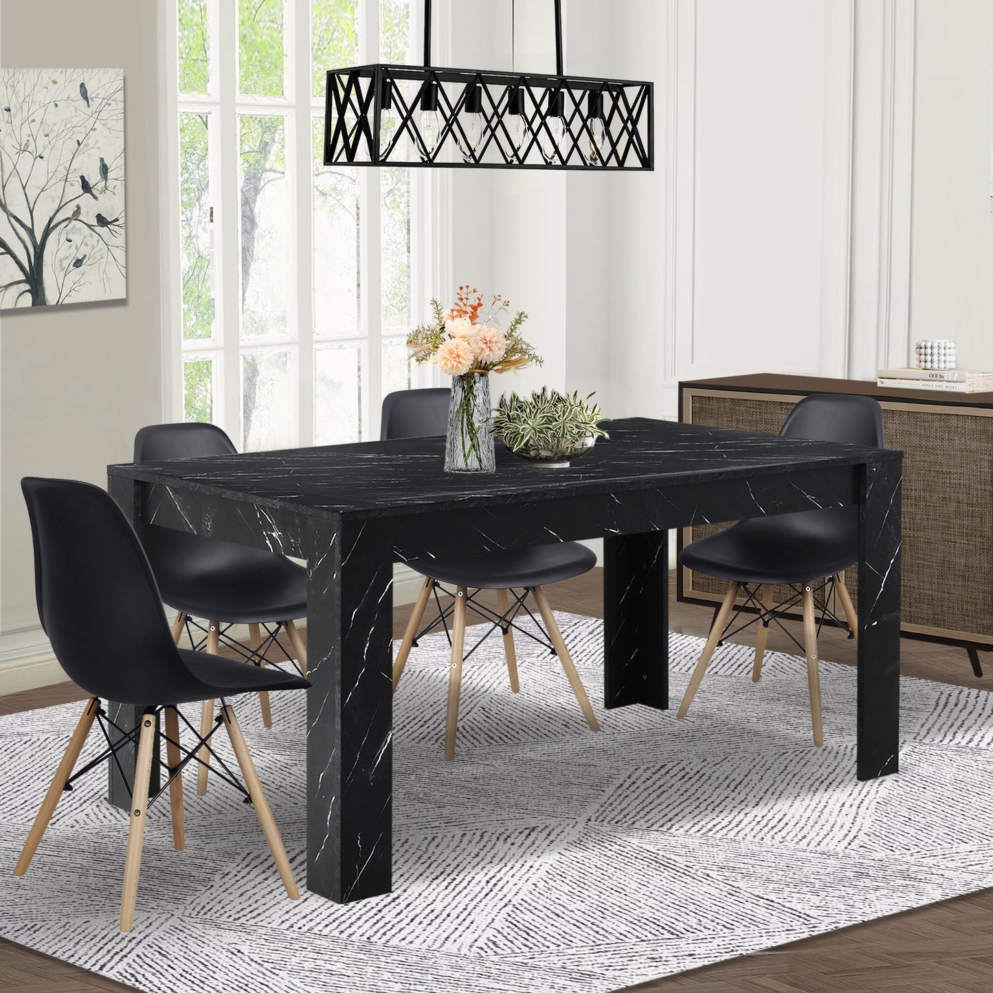 Dining furniture - Black dining table