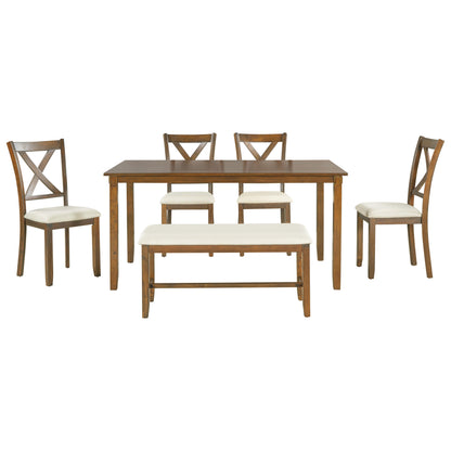 6-Piece Kitchen Dining Table Set