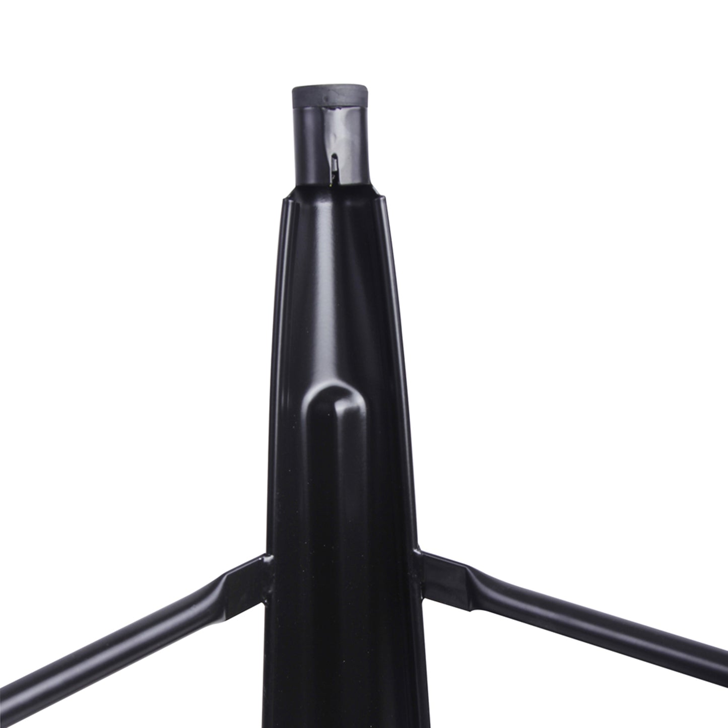 GIA Black 24 Inch Backless Metal Stool