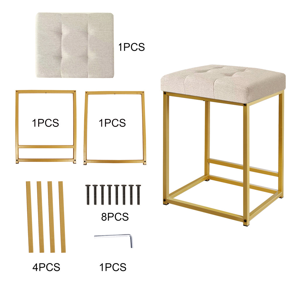 24 inch beige bar stool