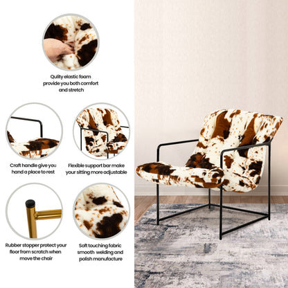 Cow Print Armchair