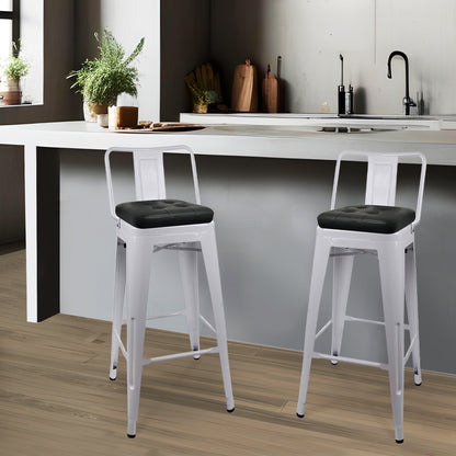 Leo Leather Bar Stool