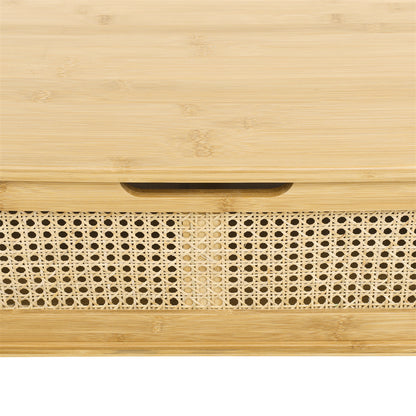 Coffee Table, Natural Bamboo and Rattan, for Living Room