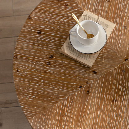 Modern Retro Splicing Round Coffee Table