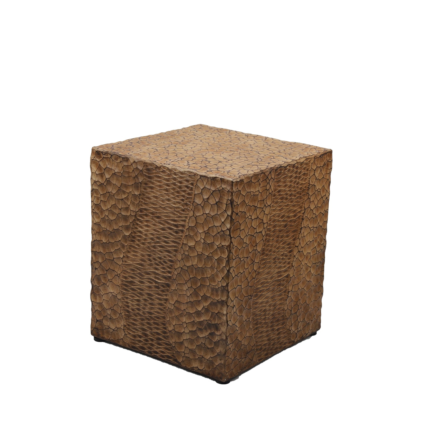 Outdoor Faux Wood Stump Side Table Coffee Table