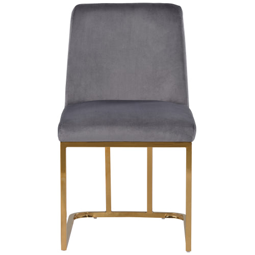 Modern Minimalist Upholstered Velvet Dining Chairs