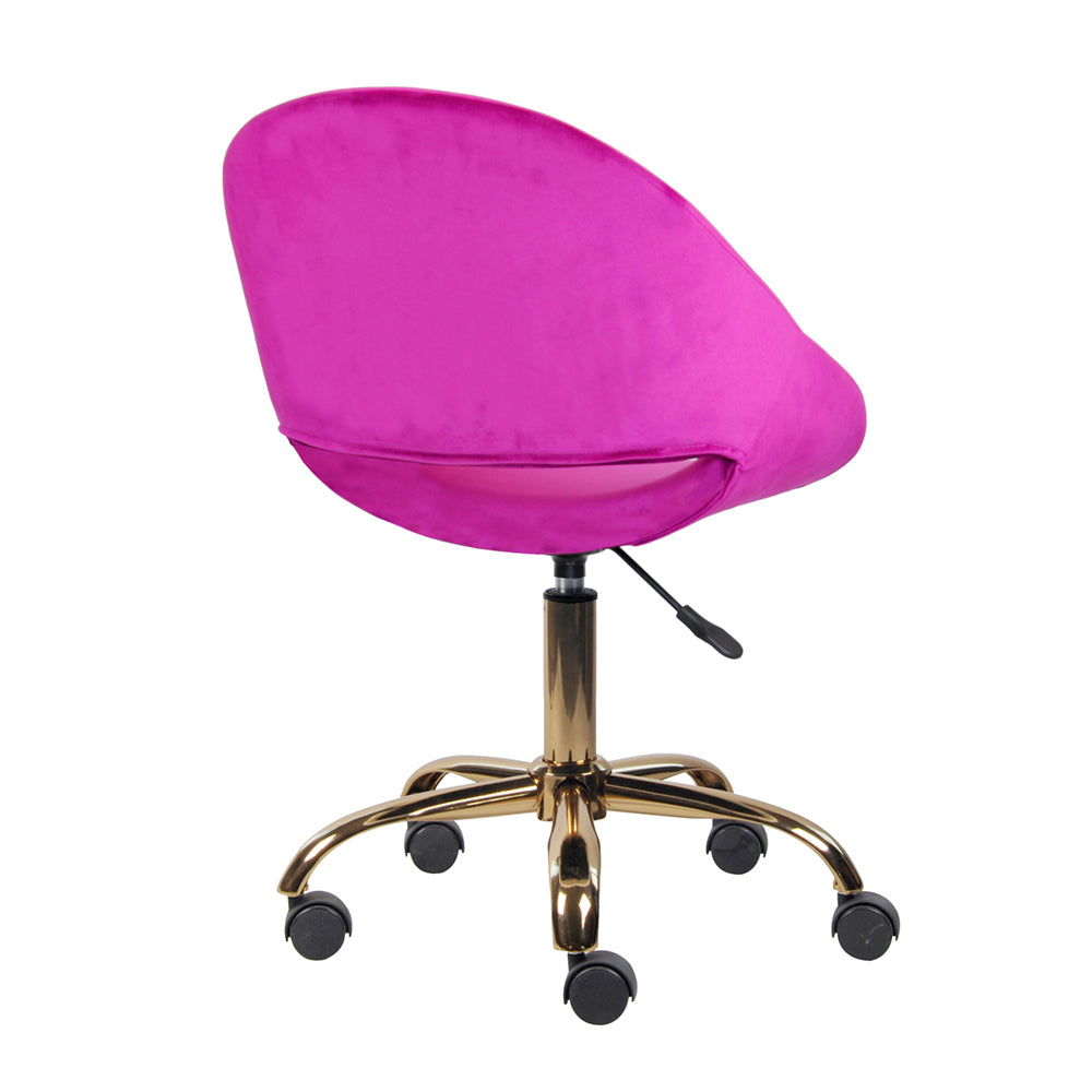 GIA Velvet Vanity Chair - Purple