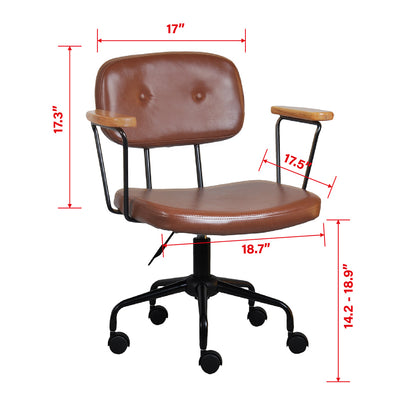 GIA Brown Office Chair