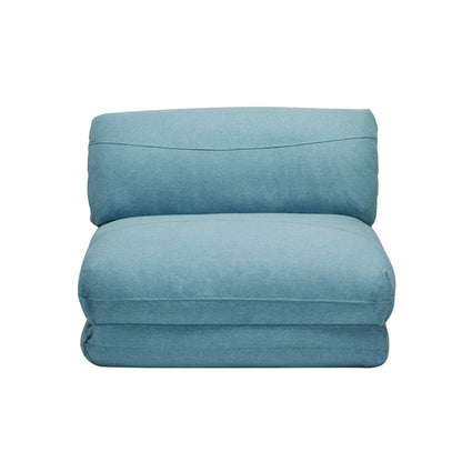 GIA Tri-Fold Convertible Sofa Bed-Blue