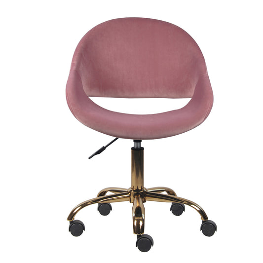 GIA Velvet Vanity Chair - Pink