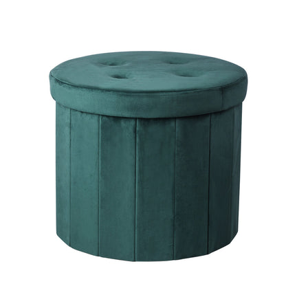 GIA Round Ottoman-Green