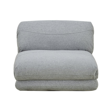 GIA Tri-Fold Convertible Sofa Bed-Light Gray