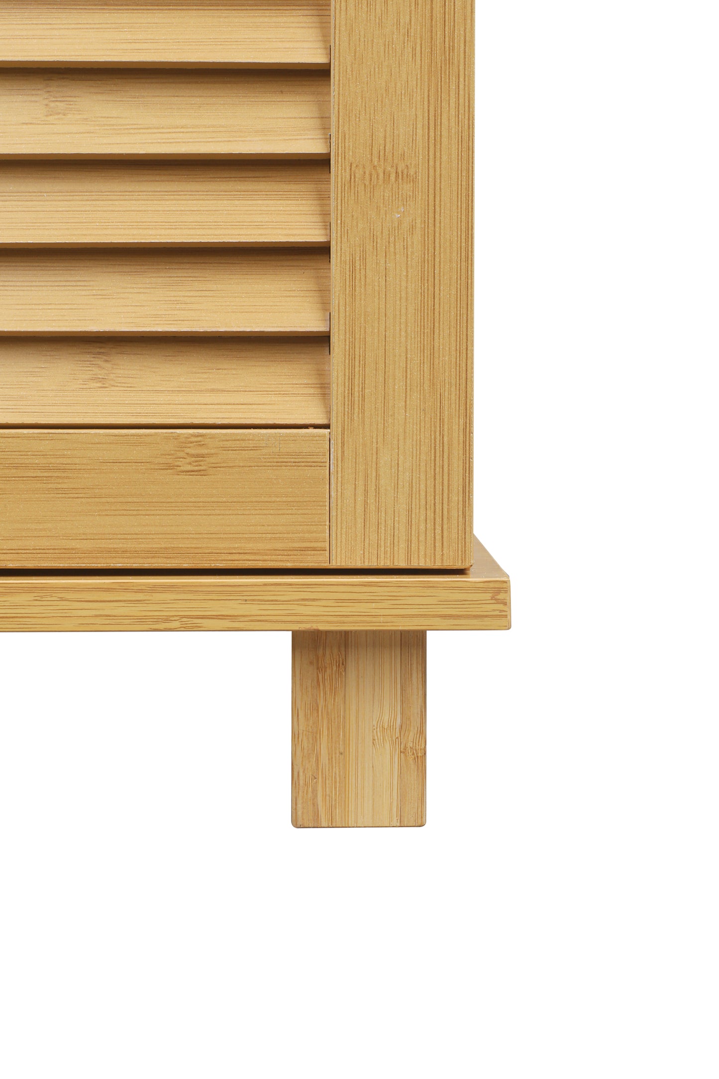 Wooden louver Sideboard