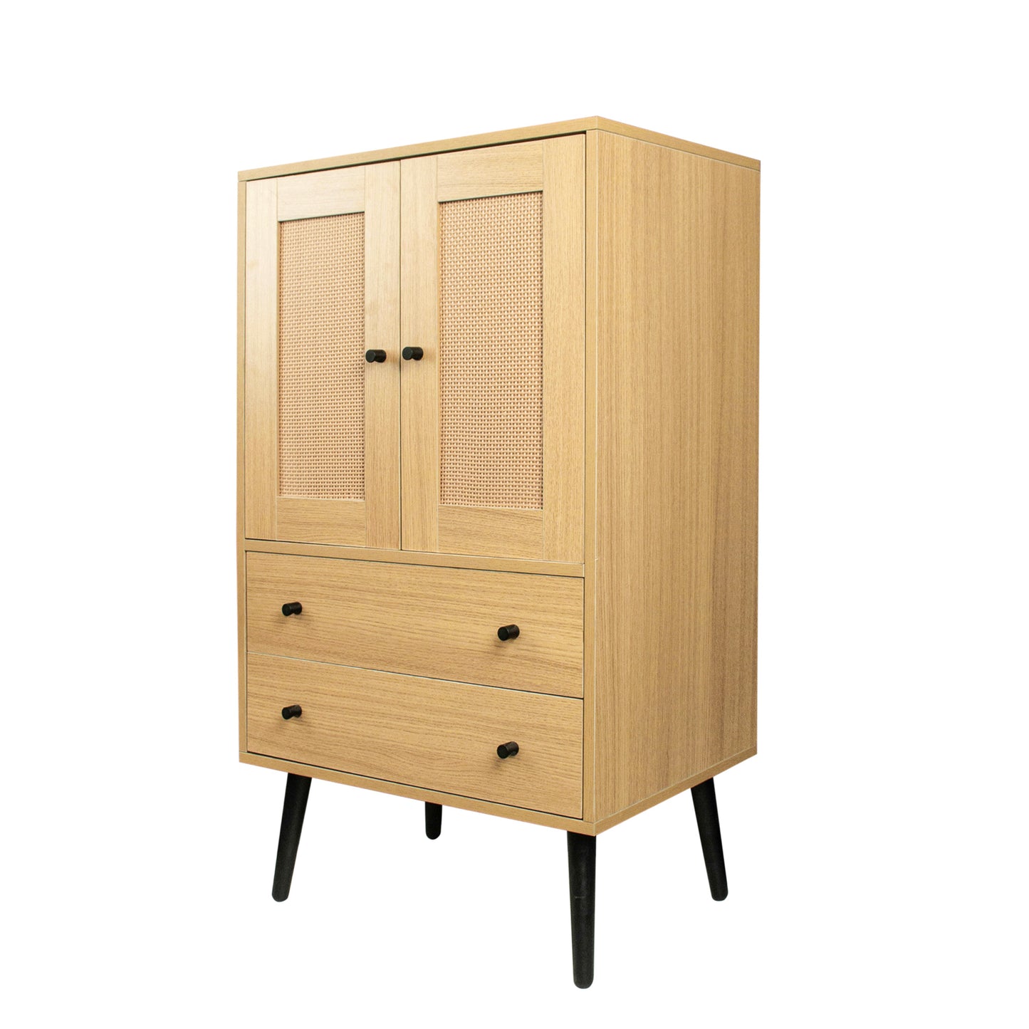 Wooden Sideboard with 2 doors and 2 drawers