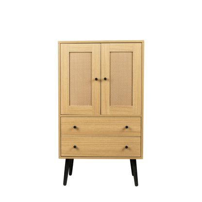 Wooden Sideboard with 2 doors and 2 drawers