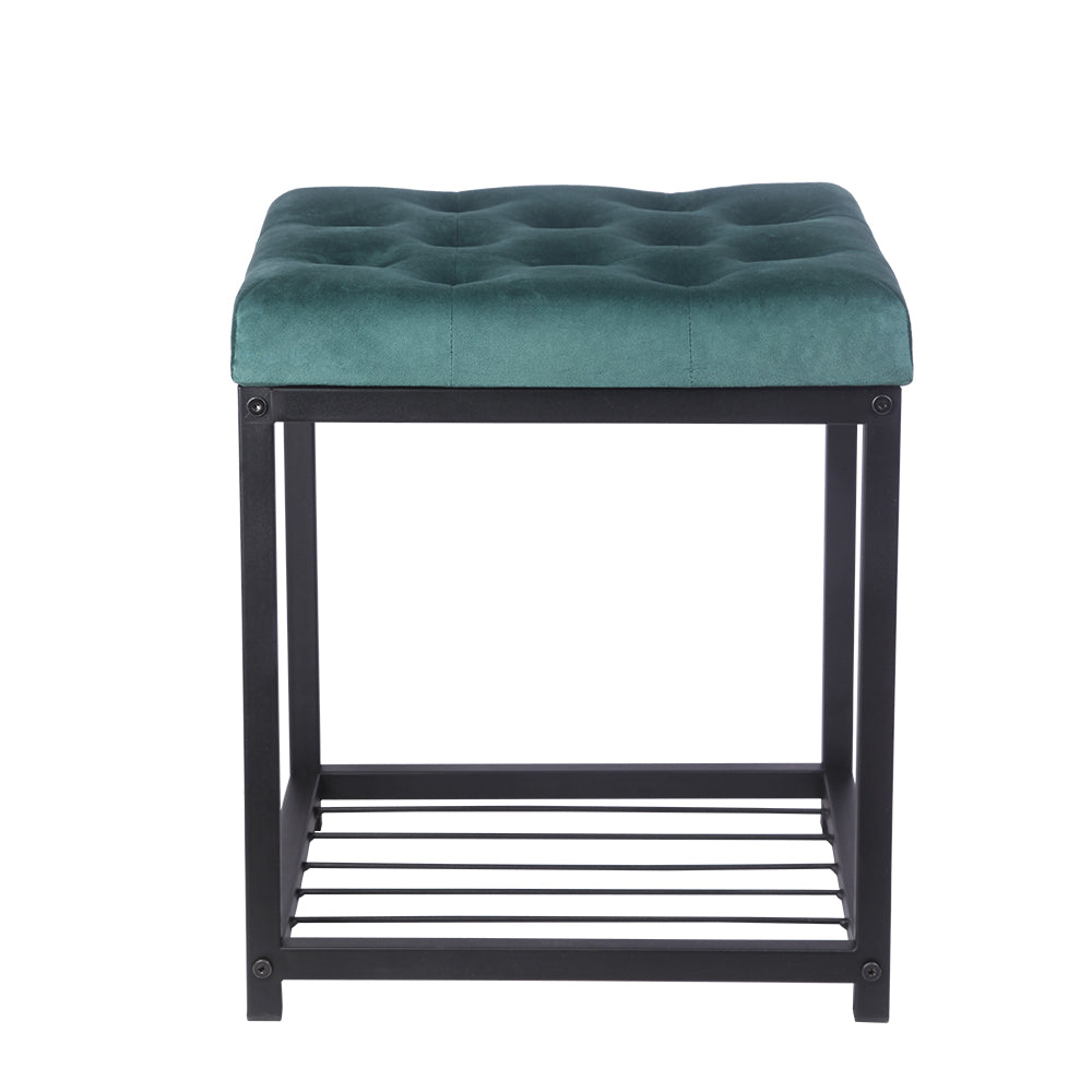 Square Small Bench - Green