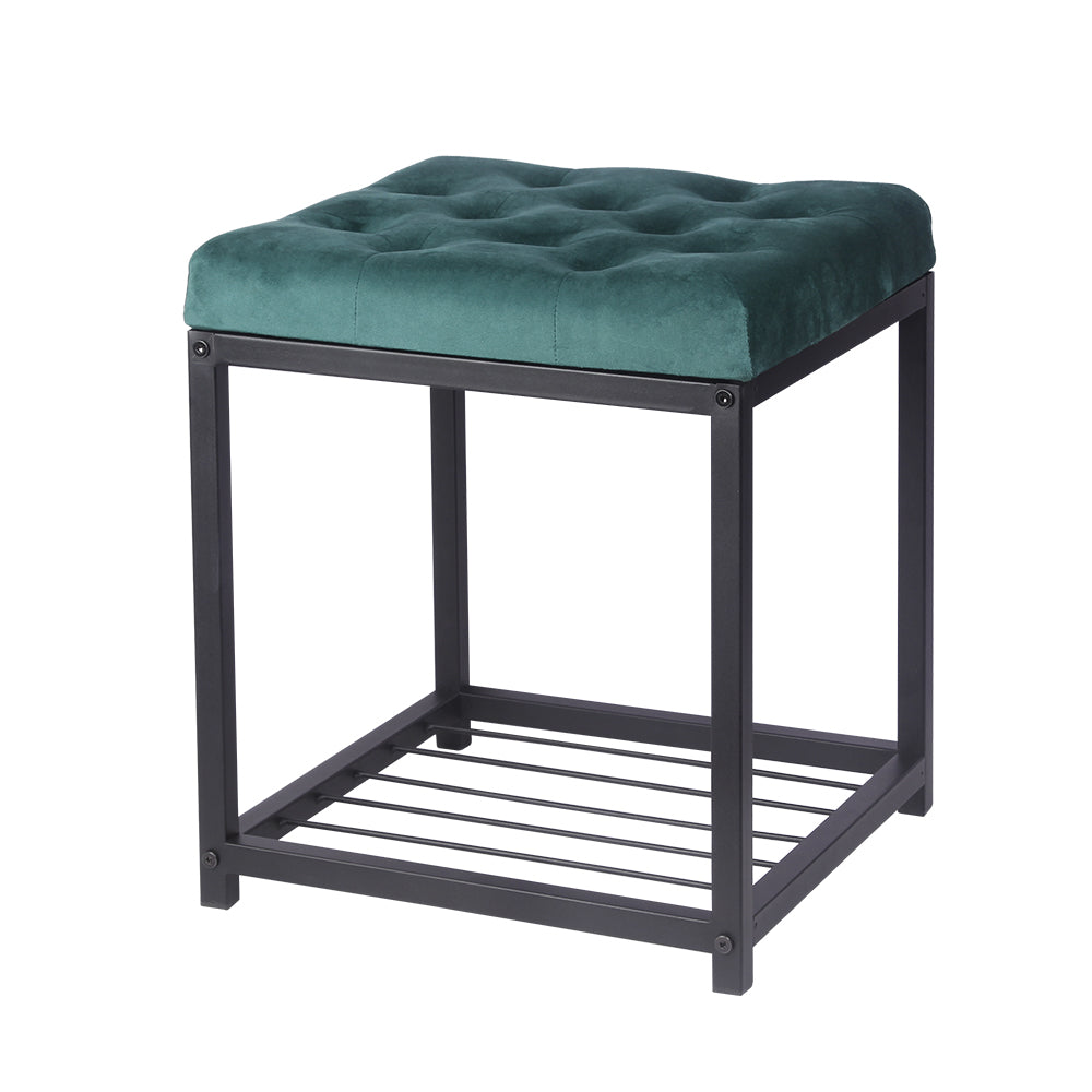 Square Small Bench - Green
