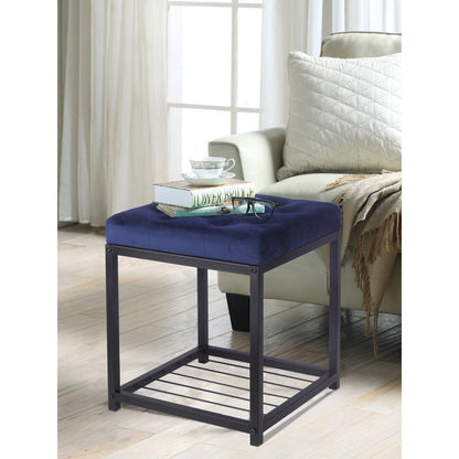 Square Small Bench - Blue